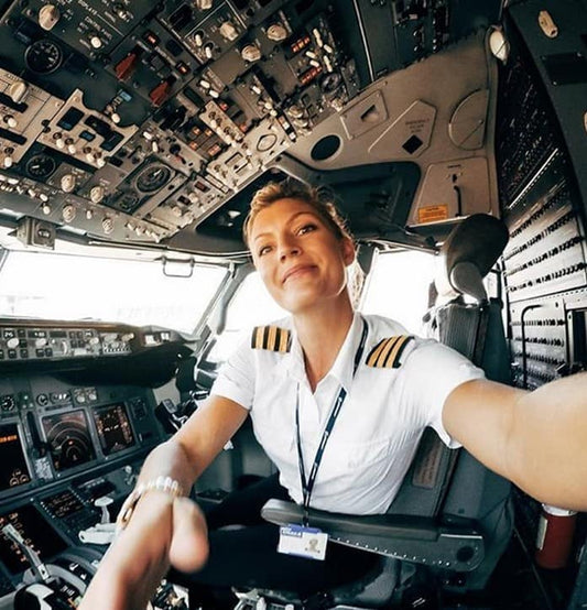 I flew on a plane piloted by a woman and this happened