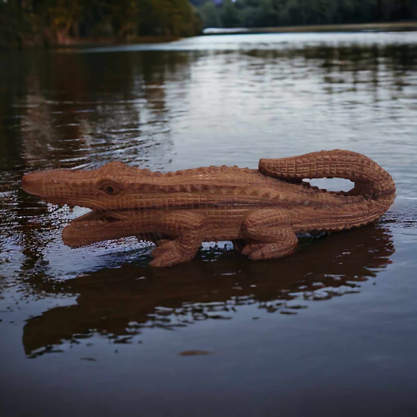 Kuripe Crocodile: Rapé instrument (for self)