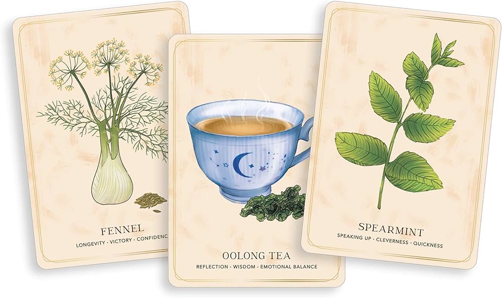 Herbal Tea Magic for the Modern Witch oracle deck