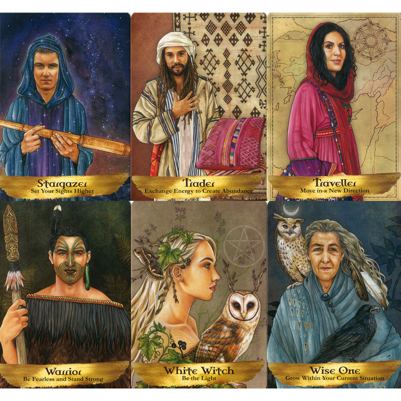 Angels and Ancestors oracle cards (Pocket size)