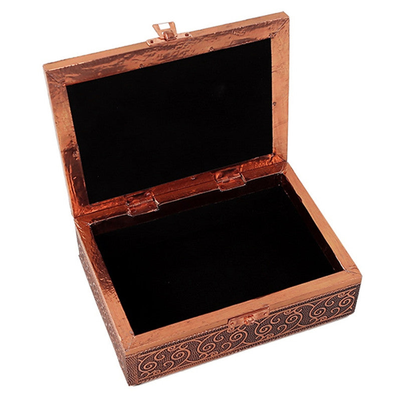 Lotus tarot box (copper/silver colour)