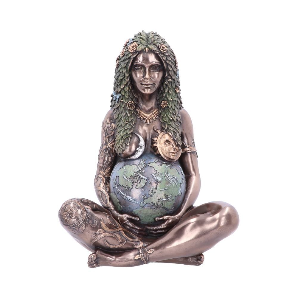 Mother Earth Gaia Statue (Bronze,Hand painted,Large) 30cm