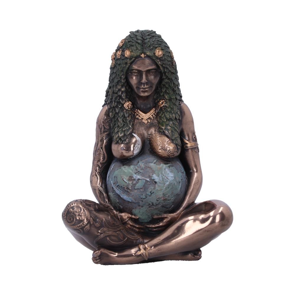 Mother Earth Gaia Statue (Bronze,Hand painted,Mini) 8.5cm